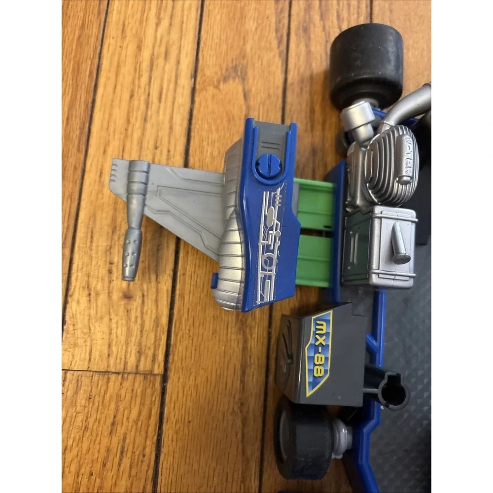 RARE 2001 MAX STEEL 2 in 1‎ SKYFIRE GO KART VEHICLE MATTEL AND FIGURE